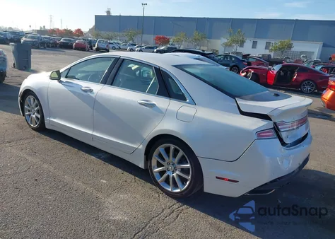 2016 Lincoln Mkz Hybrid from USA, damaged, VIN 3LN6L2LU0GR626908